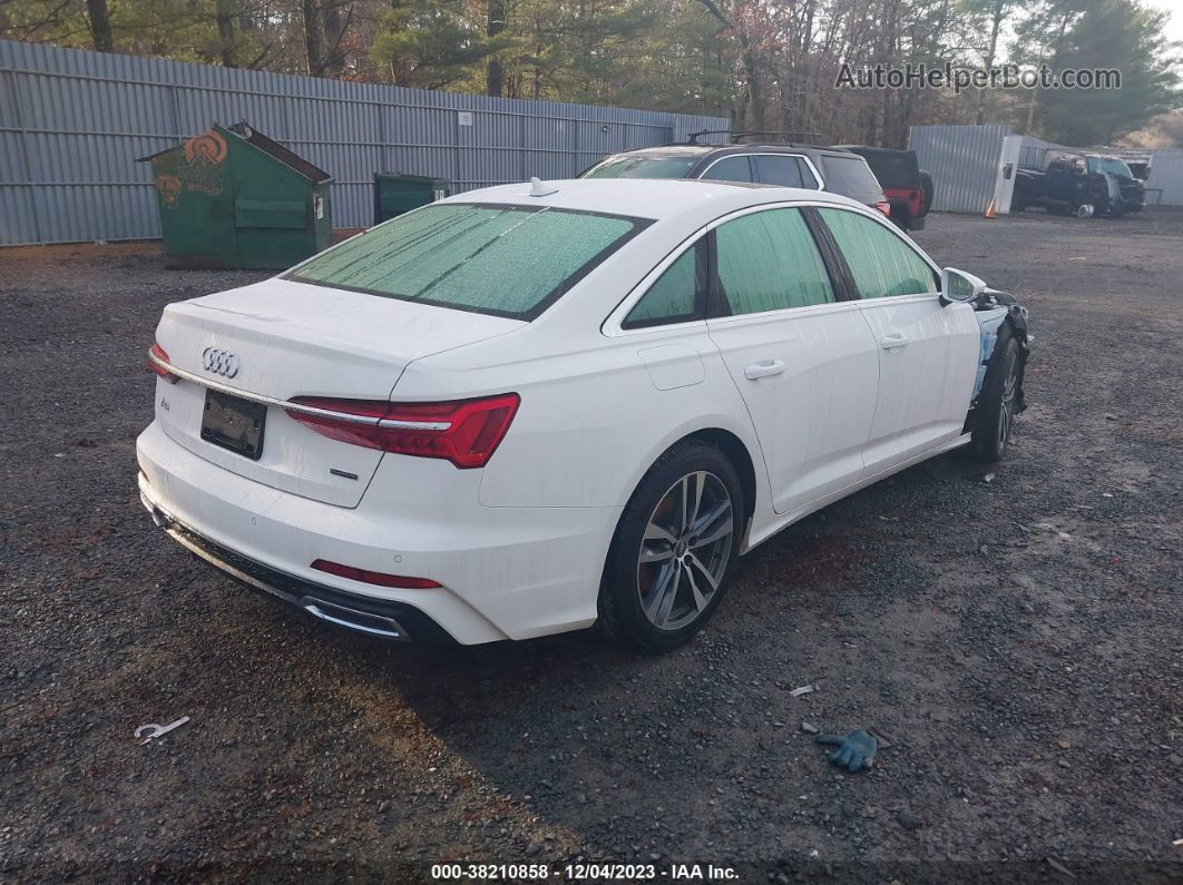 2019 Audi A6 55 Premium White vin: WAUK2AF26KN112936