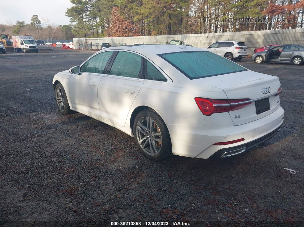 2019 Audi A6 55 Premium Белый vin: WAUK2AF26KN112936