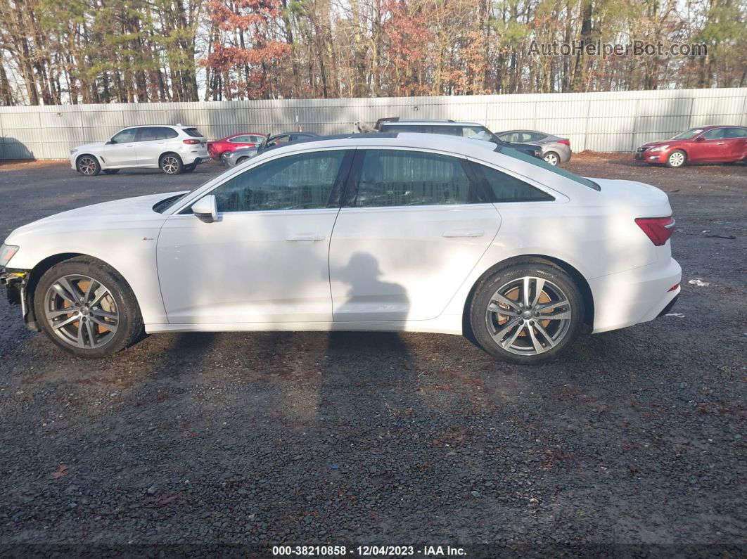 2019 Audi A6 55 Premium White vin: WAUK2AF26KN112936