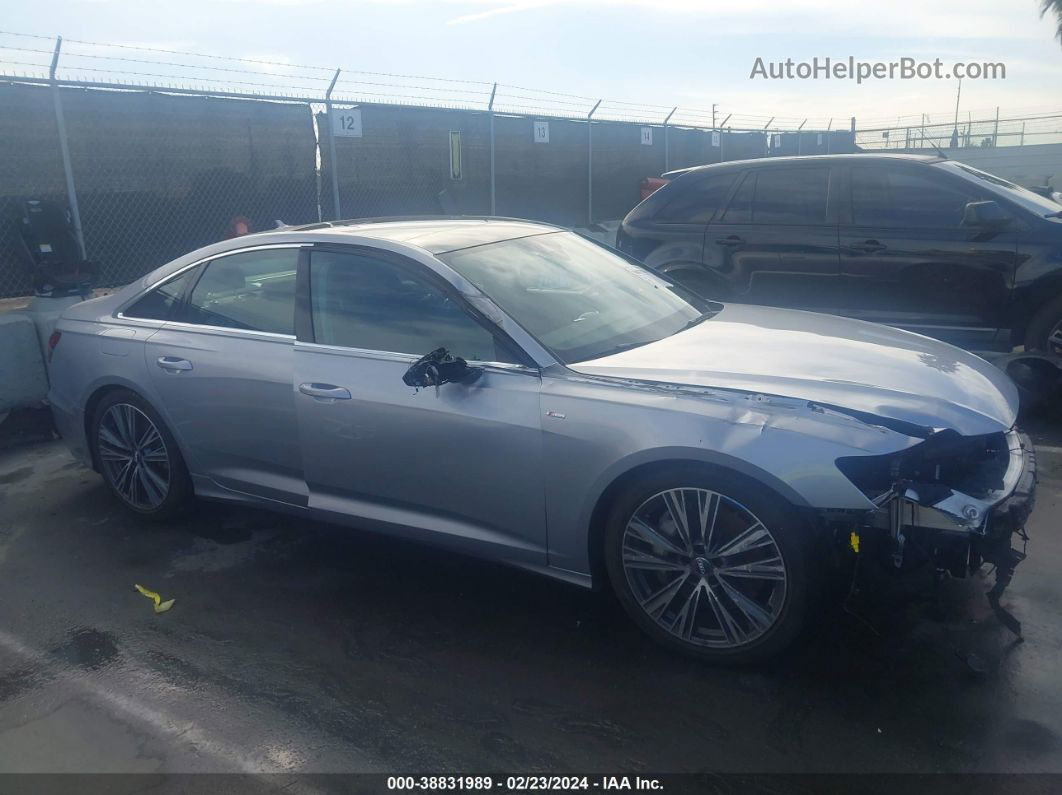 2019 Audi A6 55 Premium Silver vin: WAUK2AF28KN107186