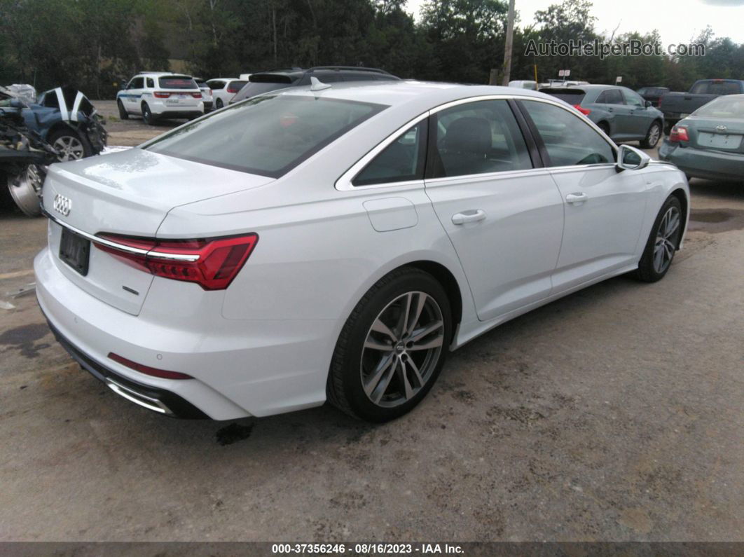 2019 Audi A6 Premium White vin: WAUK2AF29KN020509