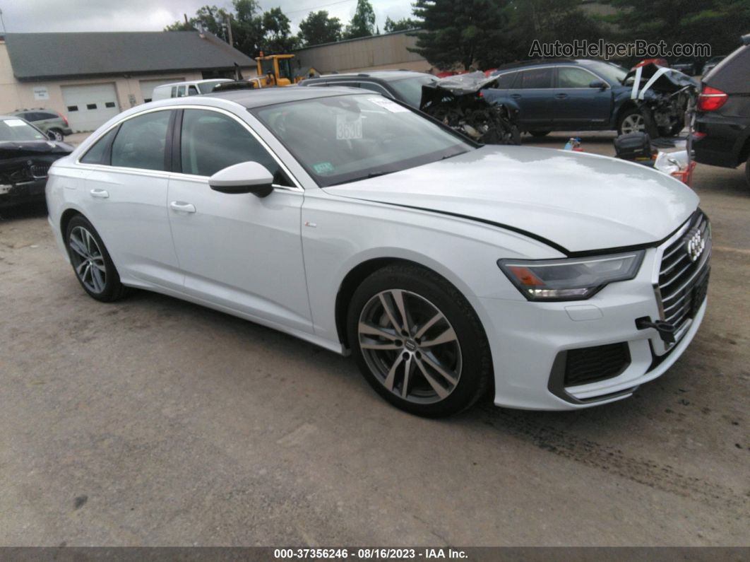 2019 Audi A6 Premium White vin: WAUK2AF29KN020509