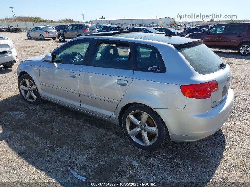 2008 Audi A3 3.2 Silver vin: WAUKD78P08A072312