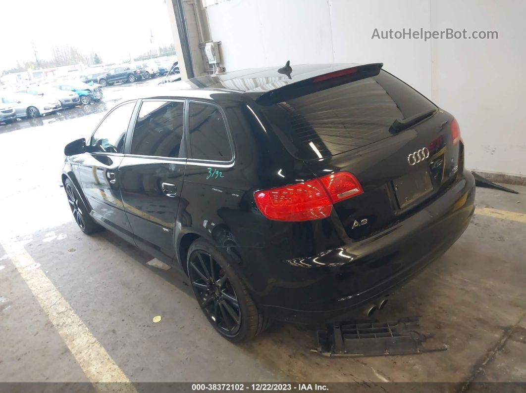 2008 Audi A3 3.2 Black vin: WAUKD78P38A118392