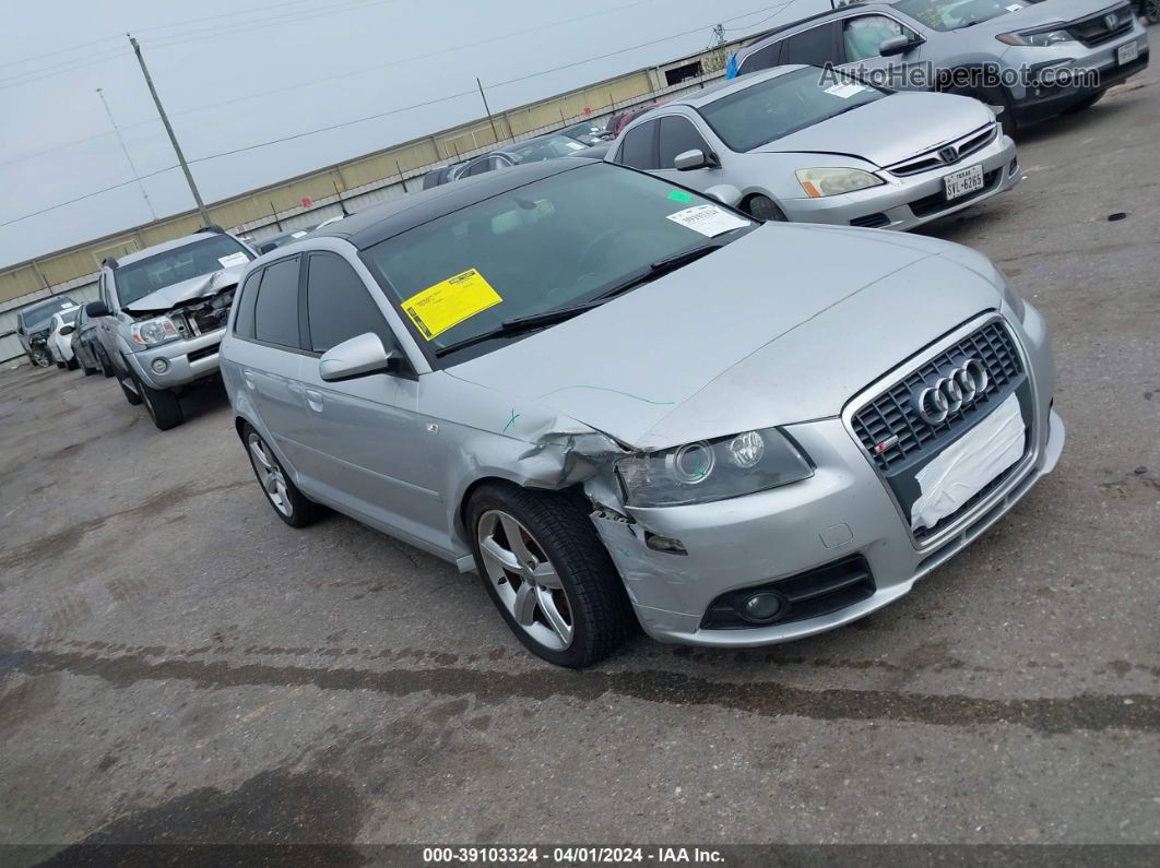 2008 Audi A3 3.2 Silver vin: WAUKD78P48A092689