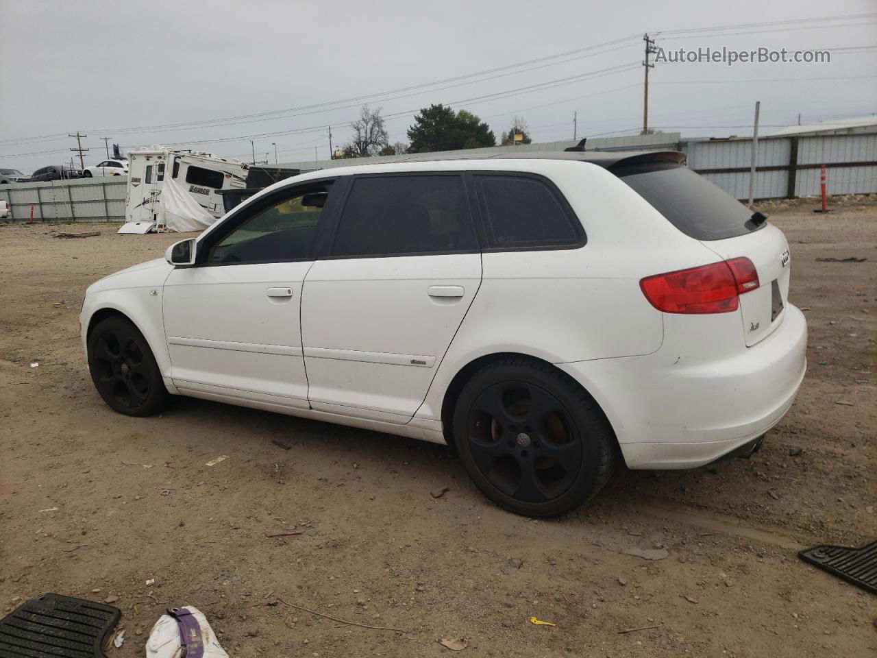 2008 Audi A3 S-line 3.2 Quattro White vin: WAUKD78P88A106190