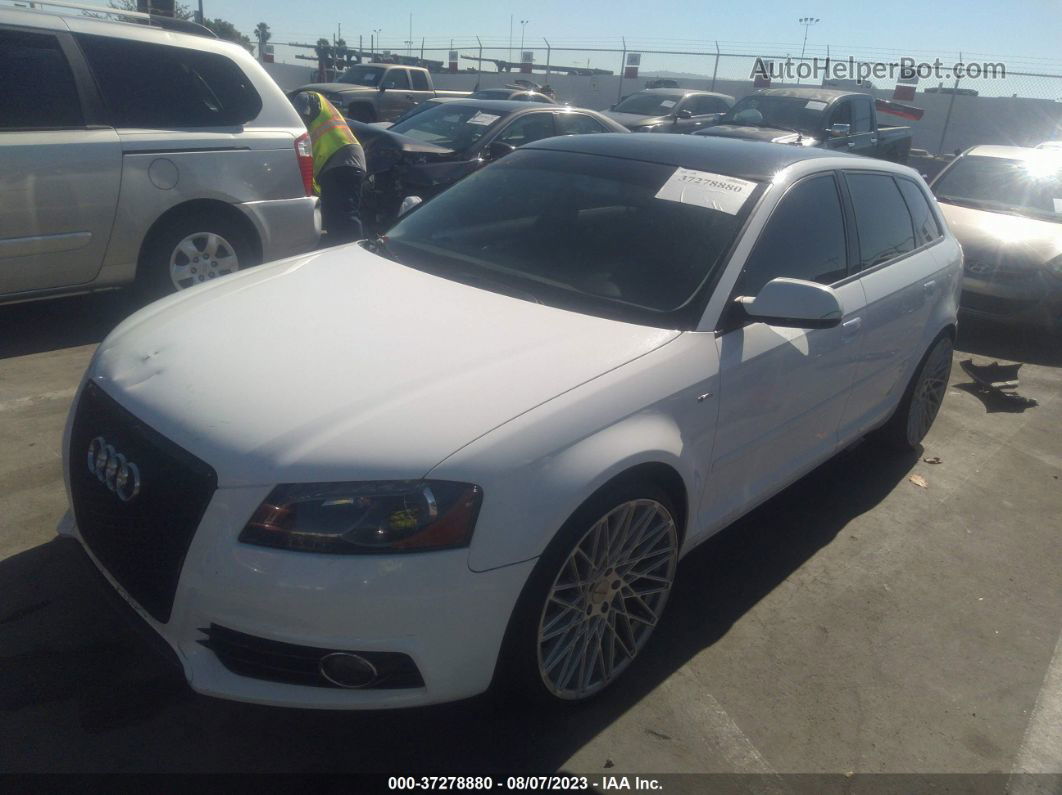 2012 Audi A3 2.0t Premium Plus White vin: WAUKEAFM3CA067861