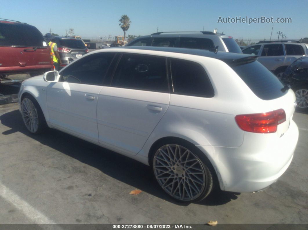 2012 Audi A3 2.0t Premium Plus White vin: WAUKEAFM3CA067861