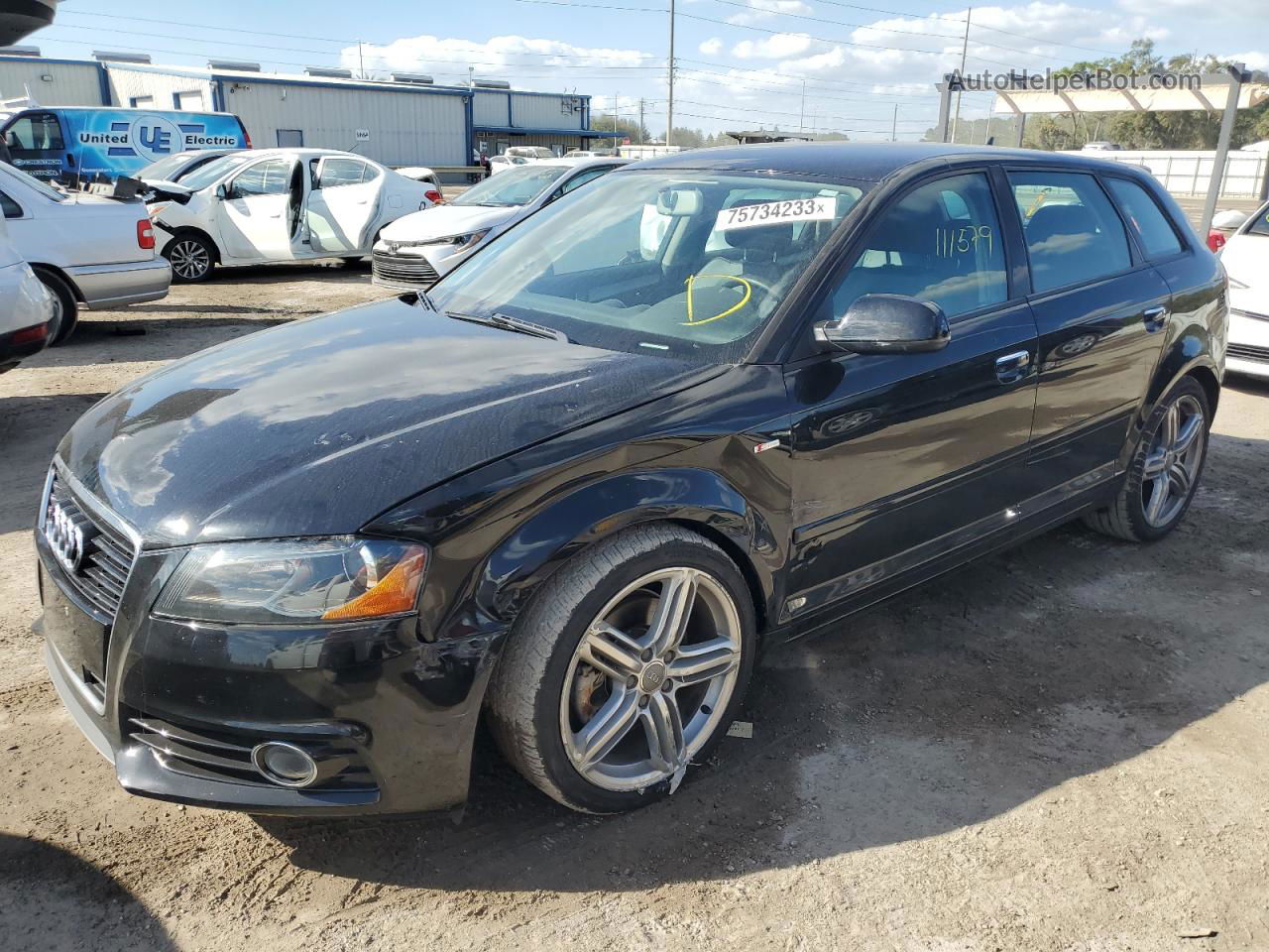 2012 Audi A3 Premium Plus Black vin: WAUKEAFM8CA120781