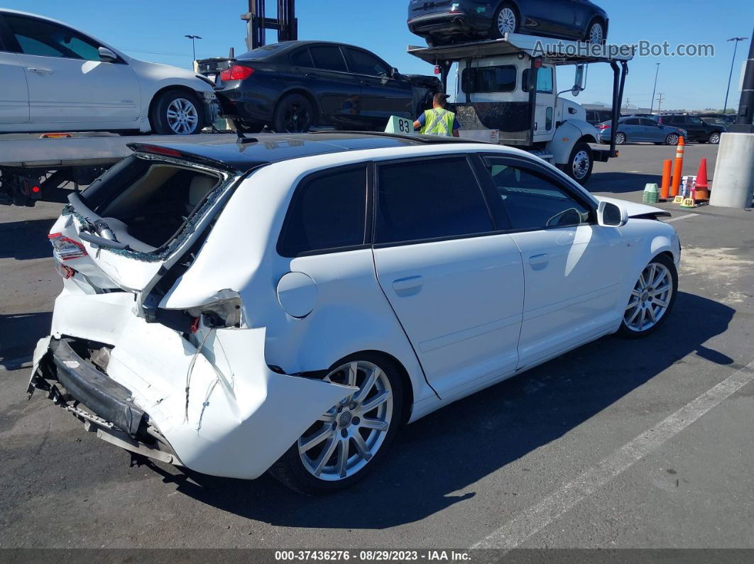 2012 Audi A3 2.0t Premium Plus White vin: WAUKEAFM9CA062972