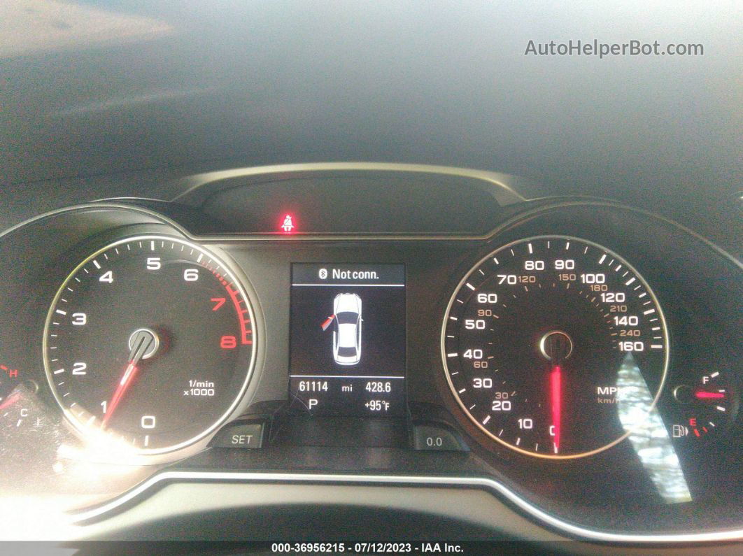 2014 Audi A4 Prestige Silver vin: WAUKFAFL0EN007178