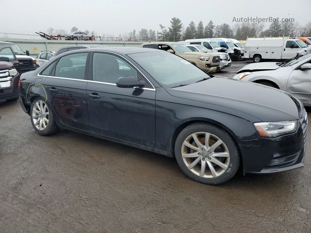 2013 Audi A4 Prestige Black vin: WAUKFAFL1DN044917