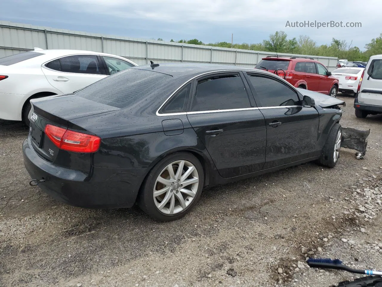 2013 Audi A4 Prestige Черный vin: WAUKFAFL2DN048989