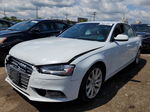 2013 Audi A4 Prestige White vin: WAUKFAFL6DN021942