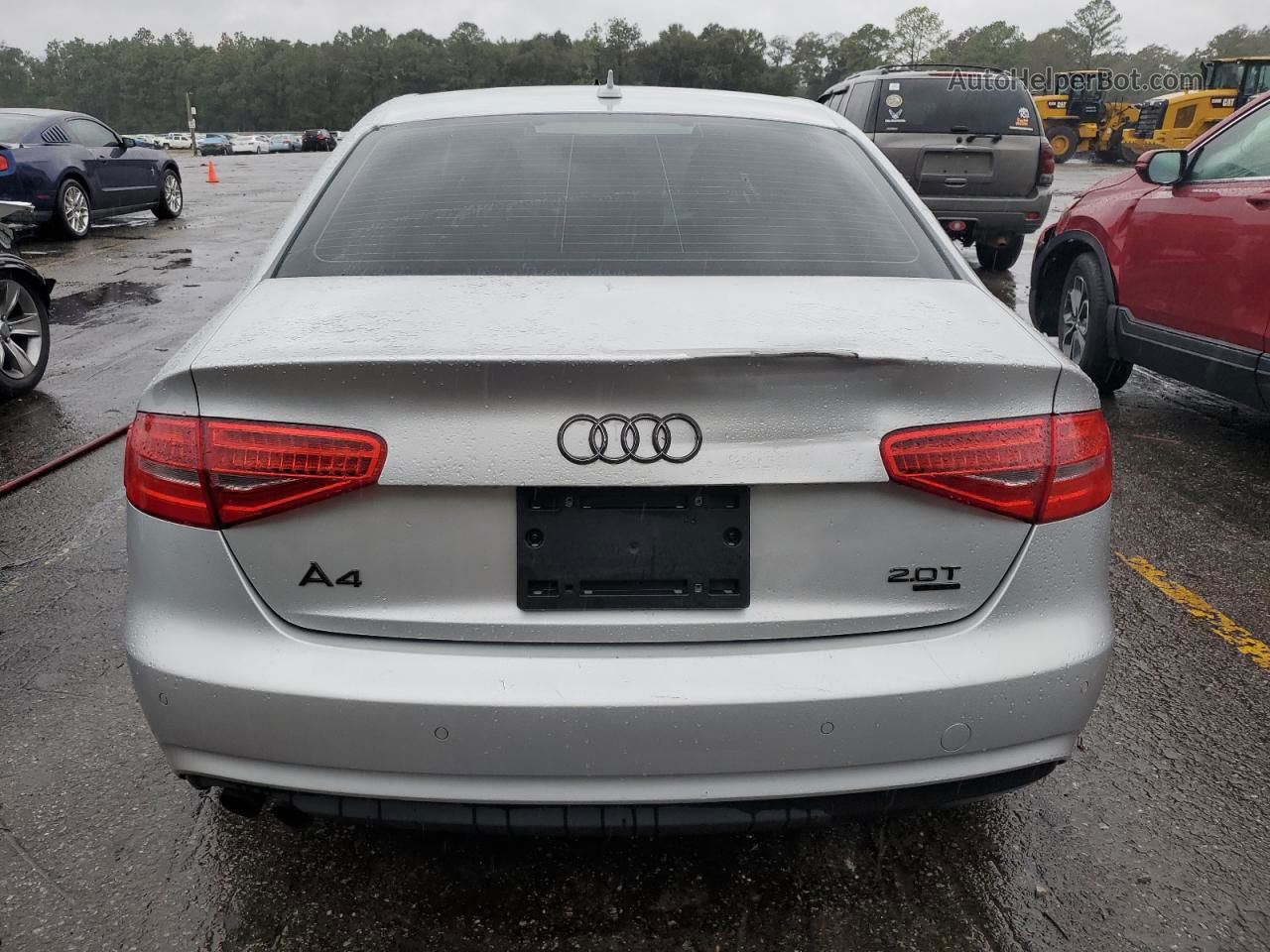 2013 Audi A4 Prestige Silver vin: WAUKFAFL7DN029550