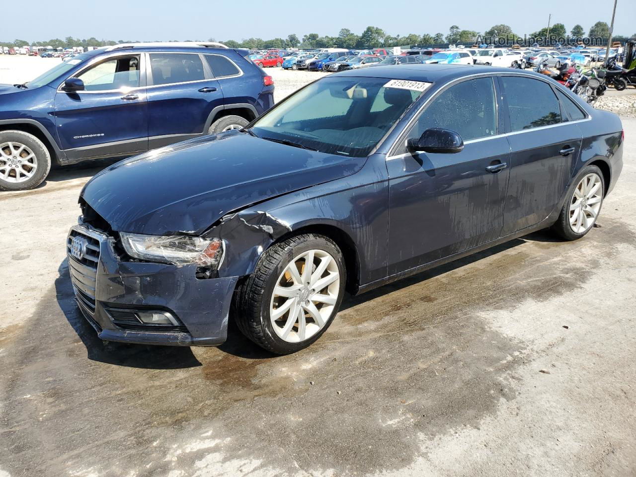 2013 Audi A4 Prestige Charcoal vin: WAUKFAFL9DN021157