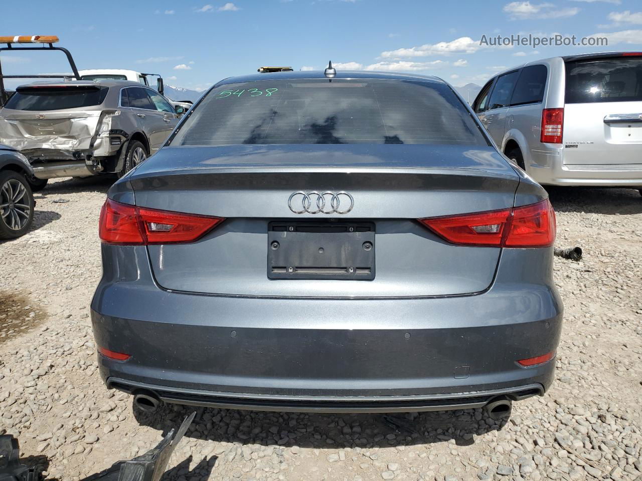 2015 Audi A3 Prestige S-line Gray vin: WAUKFGFF7F1010648