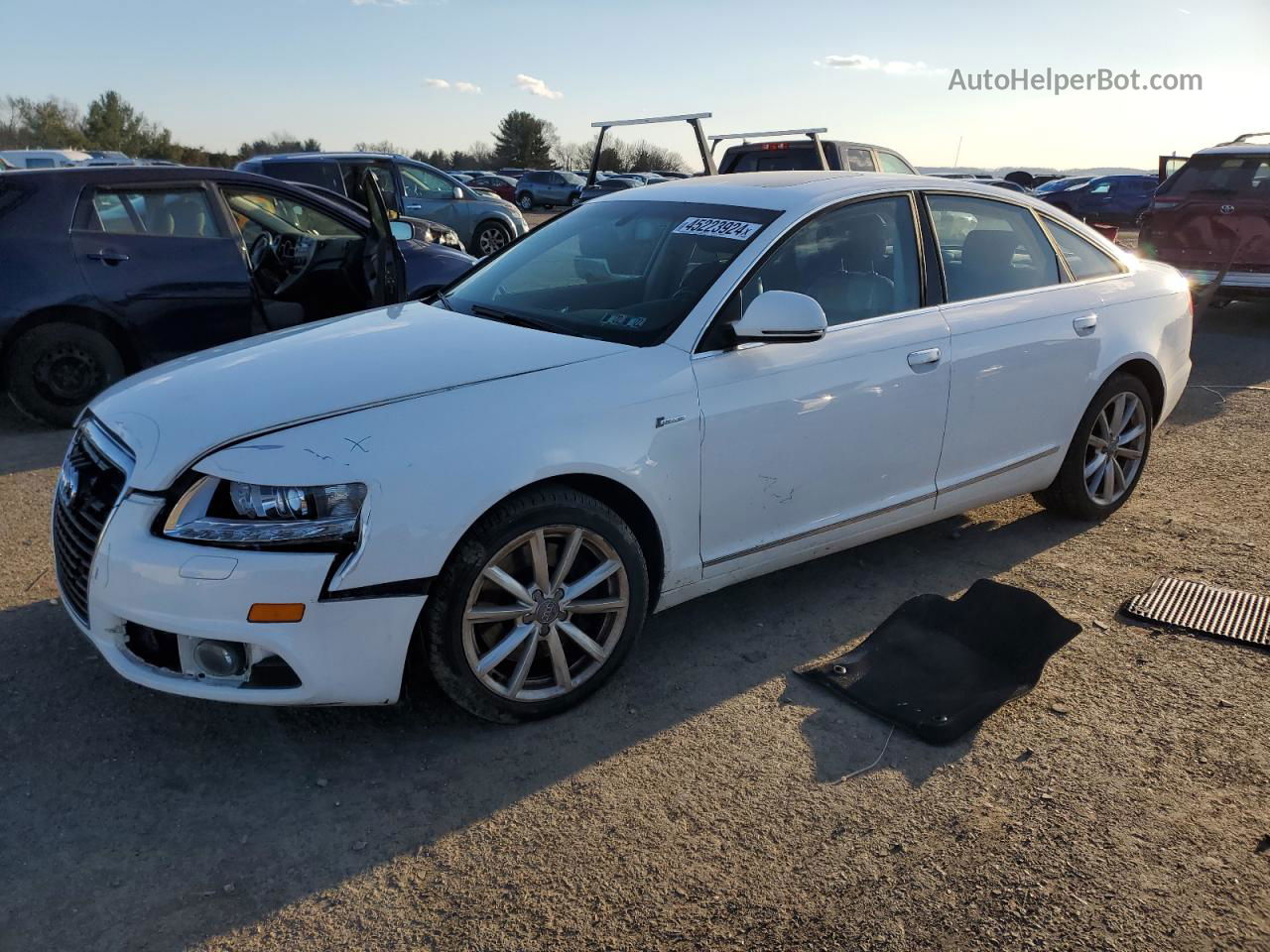 2011 Audi A6 Prestige Белый vin: WAUKGAFB0BN025650