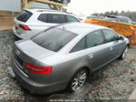 2011 Audi A6 3.0 Premium Silver vin: WAUKGAFB0BN065033