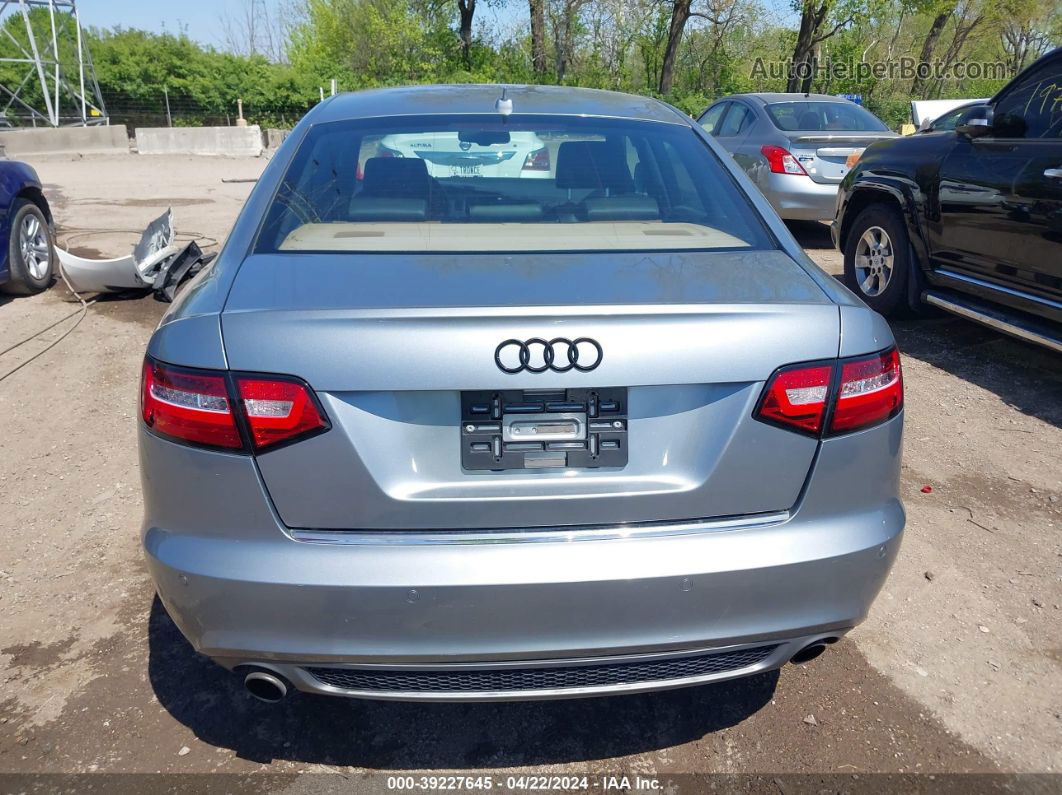 2011 Audi A6 3.0 Premium Silver vin: WAUKGAFB0BN069390