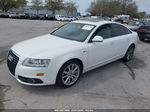 2011 Audi A6 3.0 Premium White vin: WAUKGAFB2BN030297