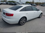 2011 Audi A6 3.0 Premium White vin: WAUKGAFB2BN030297