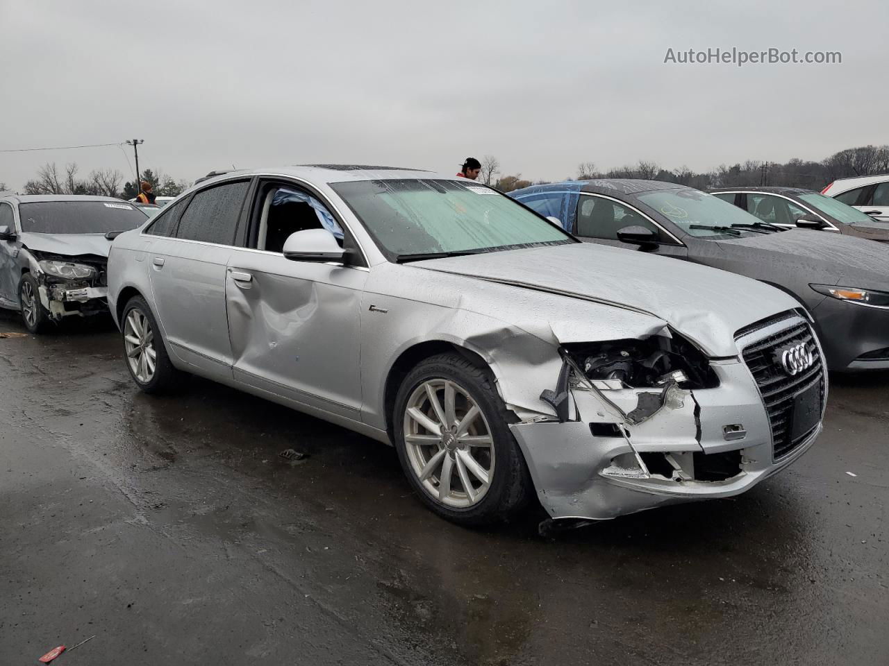 2011 Audi A6 Prestige Серебряный vin: WAUKGAFB4BN029362