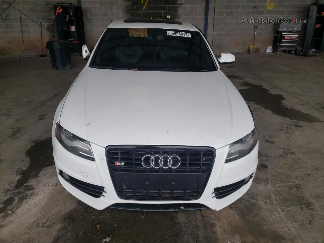 2012 Audi S4 Prestige White vin: WAUKGAFL2CA014117