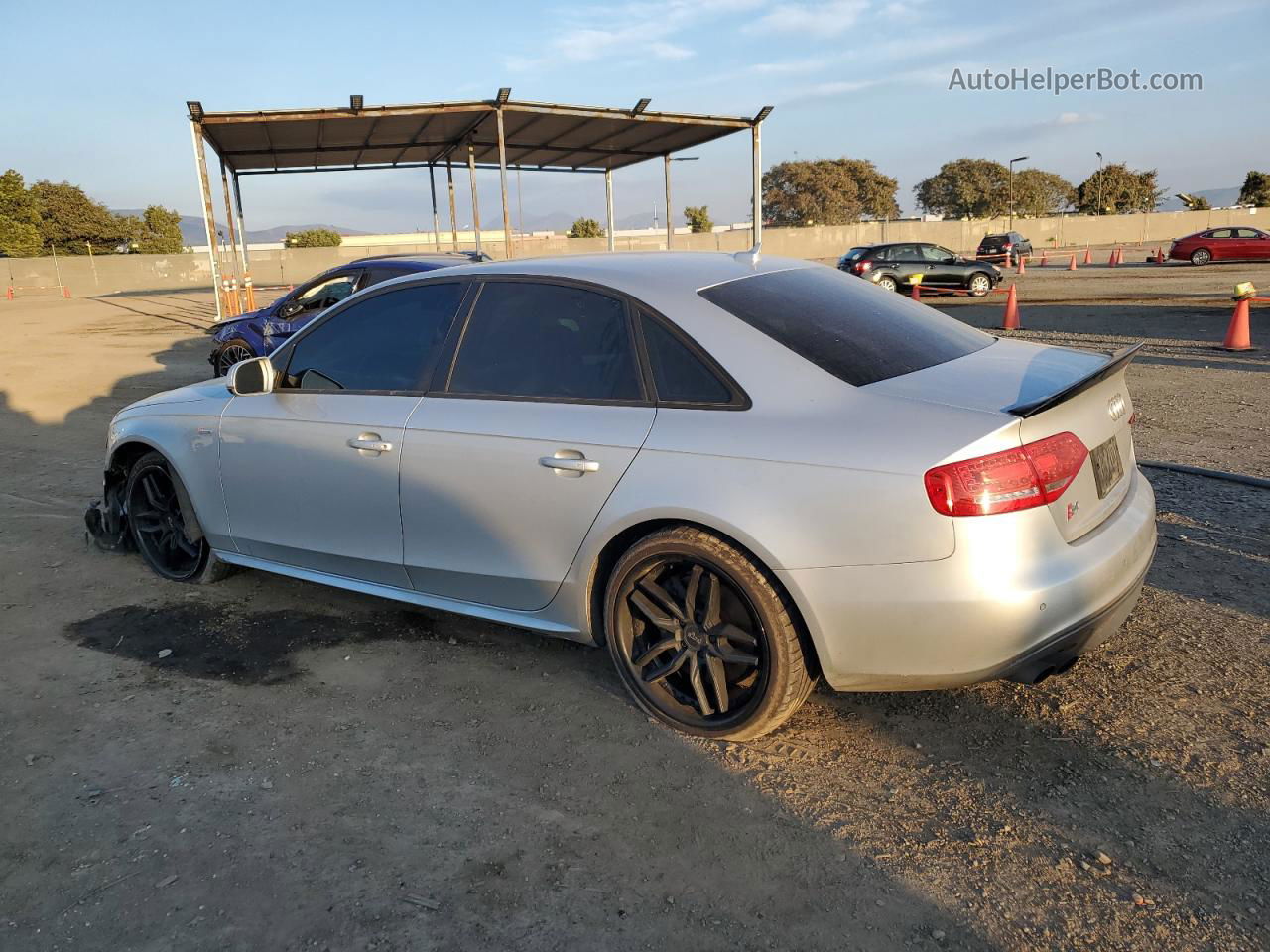 2012 Audi S4 Prestige Silver vin: WAUKGAFL2CA077945