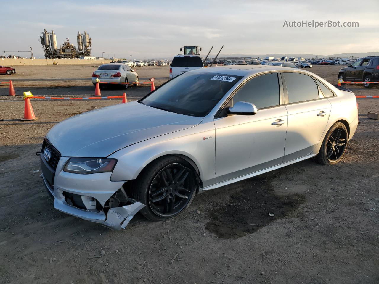 2012 Audi S4 Prestige Silver vin: WAUKGAFL2CA077945