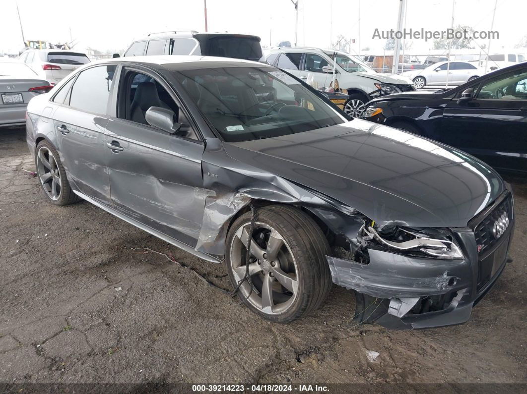 2012 Audi S4 3.0 Premium Plus Gray vin: WAUKGAFL2CA080604