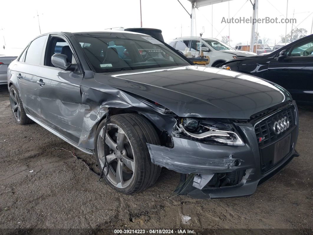 2012 Audi S4 3.0 Premium Plus Gray vin: WAUKGAFL2CA080604