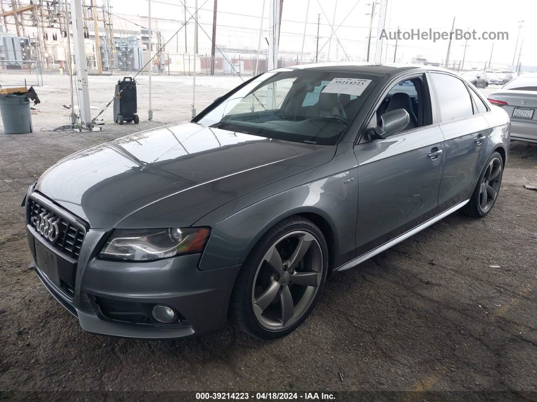 2012 Audi S4 3.0 Premium Plus Gray vin: WAUKGAFL2CA080604