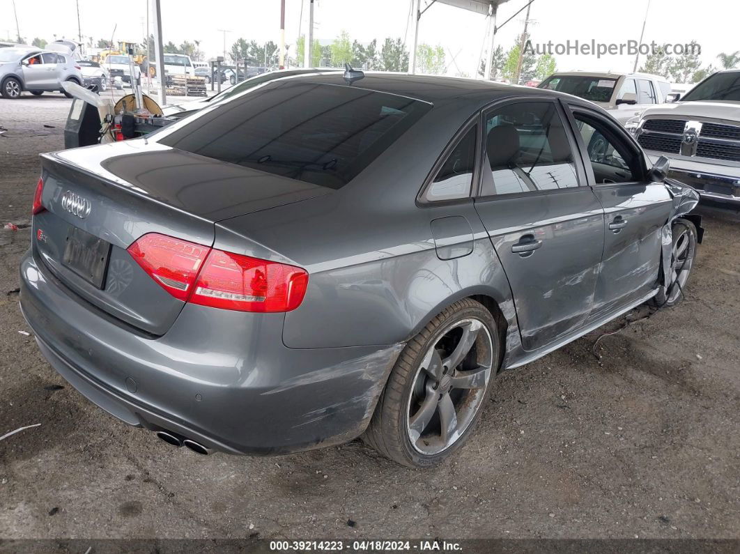 2012 Audi S4 3.0 Premium Plus Gray vin: WAUKGAFL2CA080604