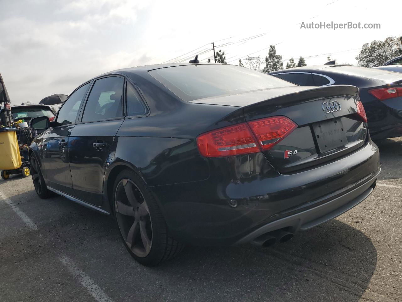 2012 Audi S4 Prestige Черный vin: WAUKGAFL2CA112547