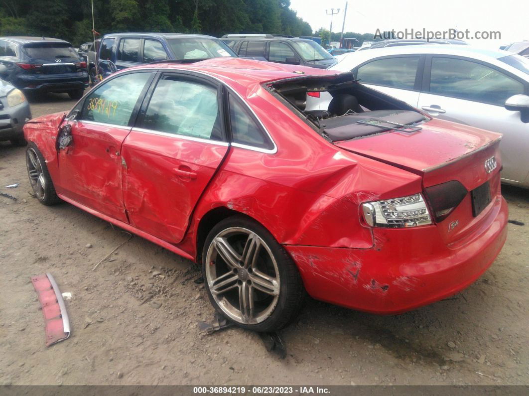 2012 Audi S4 Prestige Red vin: WAUKGAFL4CA014247