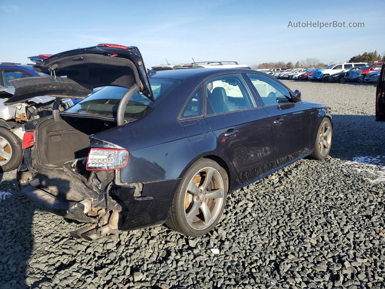 2012 Audi S4 Prestige Blue vin: WAUKGAFL4CA059026