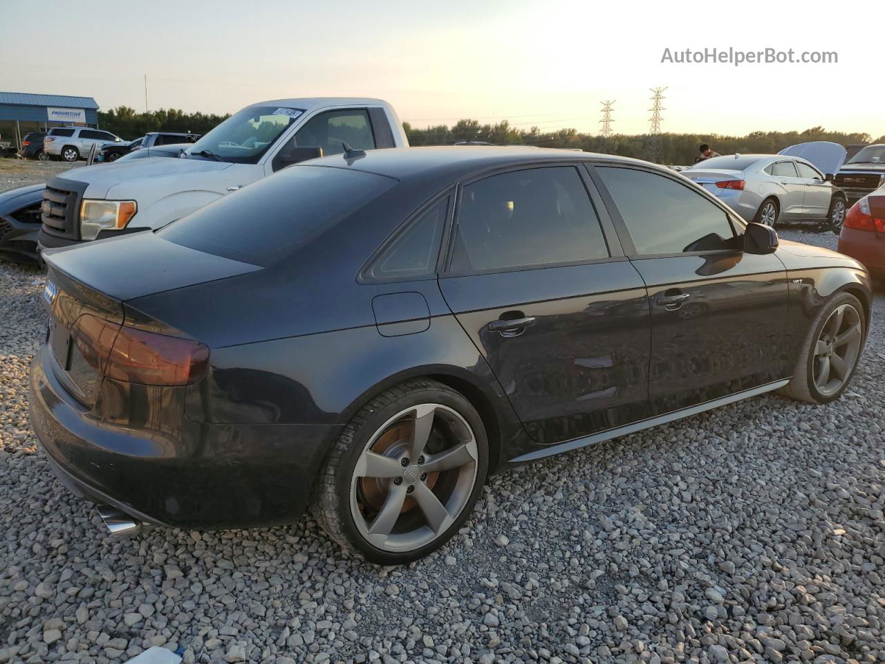 2012 Audi S4 Prestige Черный vin: WAUKGAFL5CA065126