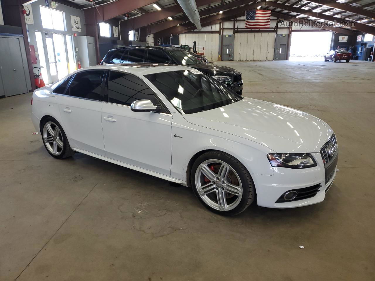 2012 Audi S4 Prestige White vin: WAUKGAFL8CA088397