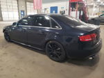 2012 Audi S4 Prestige Синий vin: WAUKGBFL7CA035552