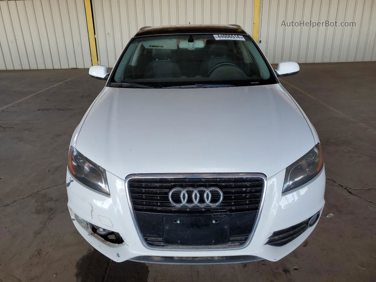 2012 Audi A3 Premium Plus White vin: WAUKJAFM2CA016198