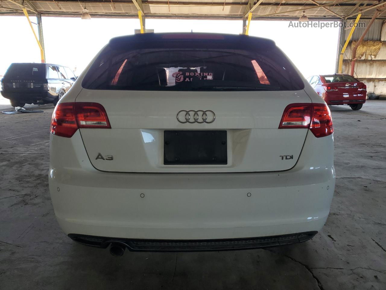 2012 Audi A3 Premium Plus White vin: WAUKJAFM2CA016198