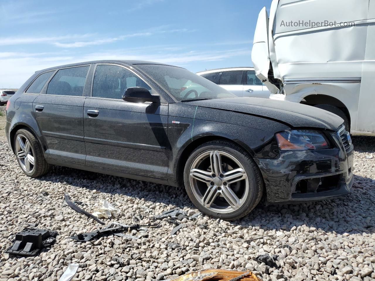 2012 Audi A3 Premium Plus Черный vin: WAUKJAFM5CA093793