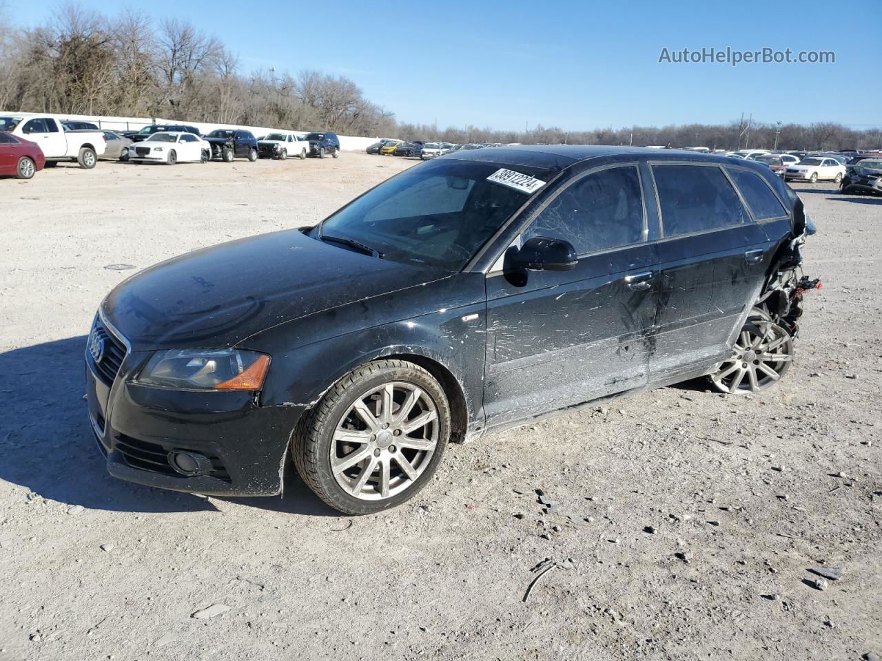 2012 Audi A3 Premium Plus Black vin: WAUKJAFM6CA023641