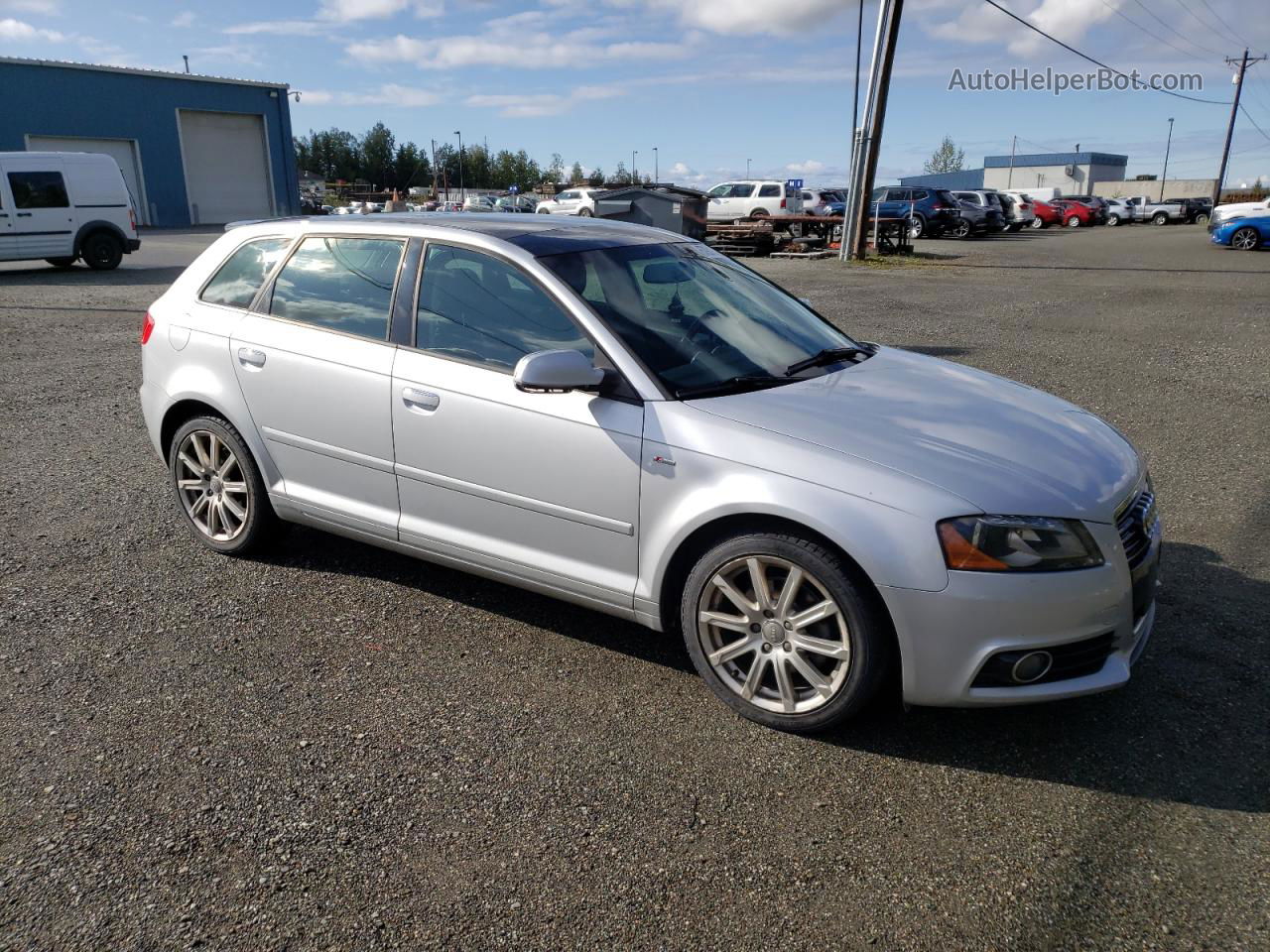 2012 Audi A3 Premium Plus Silver vin: WAUKJAFM6CA027902