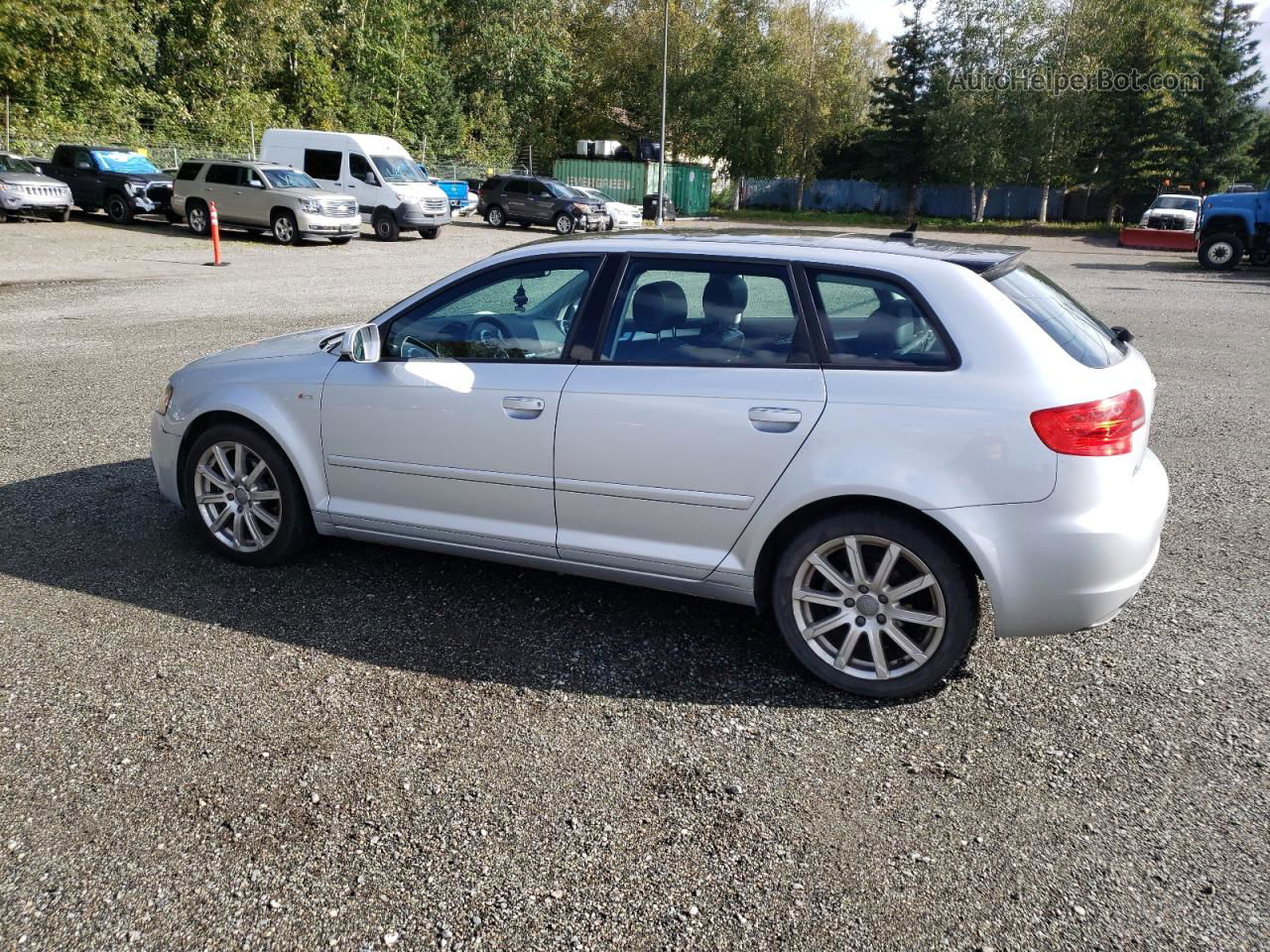 2012 Audi A3 Premium Plus Silver vin: WAUKJAFM6CA027902