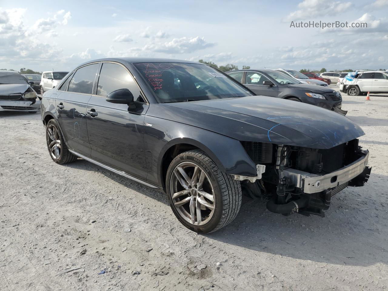 2017 Audi A4 Ultra Premium Black vin: WAUKMAF40HN060143