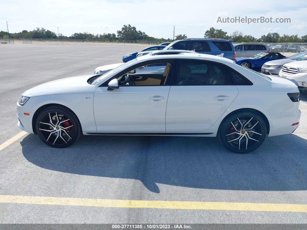 2018 Audi A4 2.0t Ultra Premium White vin: WAUKMAF41JA141357