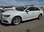 2018 Audi A4 Premium White vin: WAUKMAF41JA234279