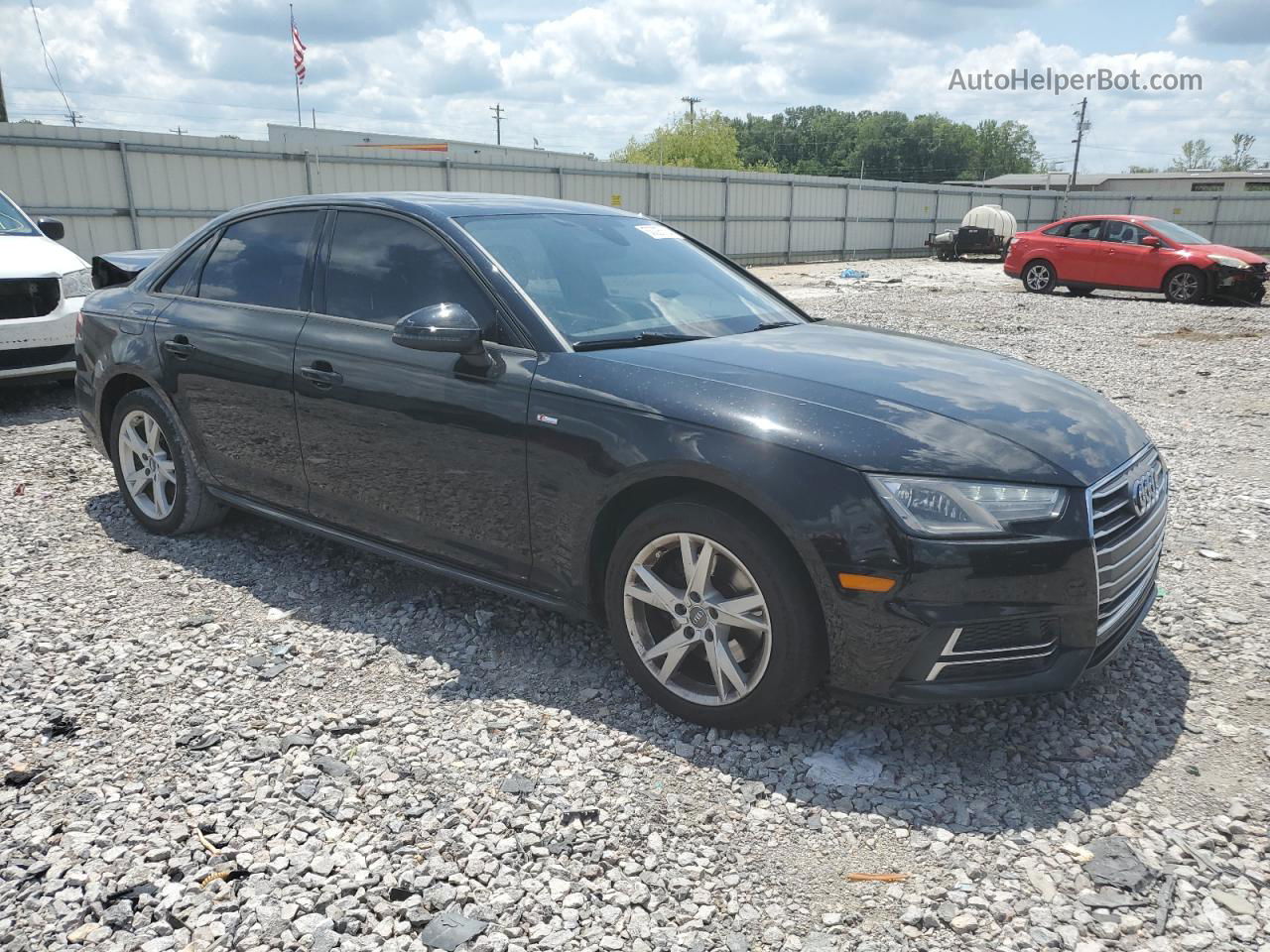 2018 Audi A4 Premium Black vin: WAUKMAF41JN000300